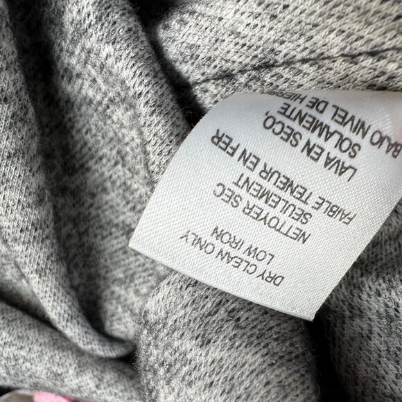 W By Worth Heather Gray Sleeveless Knit Dress Mock Neck Toggle Waist Size 8 - Picture 13 of 13